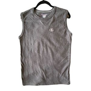 Dark Gray Champion Sleeveless Tee Size Small
